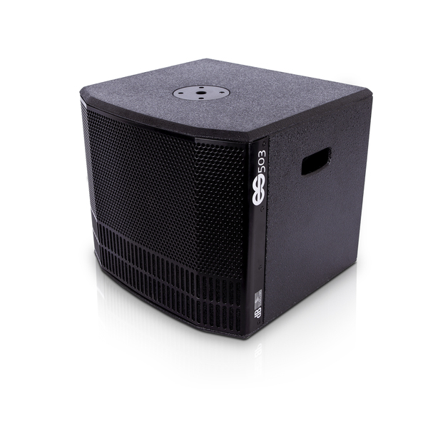3-AMPED 1000W STEREO SOUND SYSTEM-2X TOPS WITH 4X3" FULL-RANGE SPEAKERS, 1X12" ACTIVE SUB-BLACK